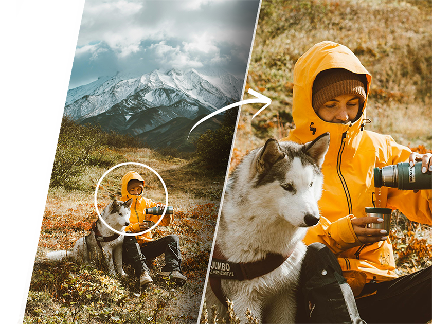 Při výrobě obrazu z vlasní fotografie, je nutné ověřit kvalitu přiblížením