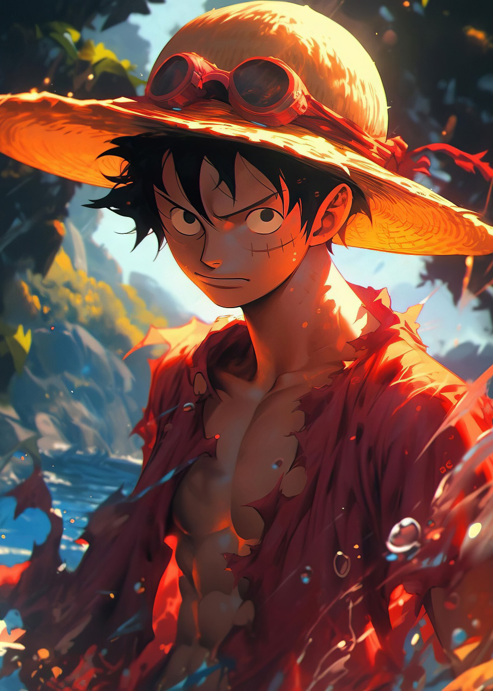 Exkluzivní obraz s motivem Monkey D. Luffy