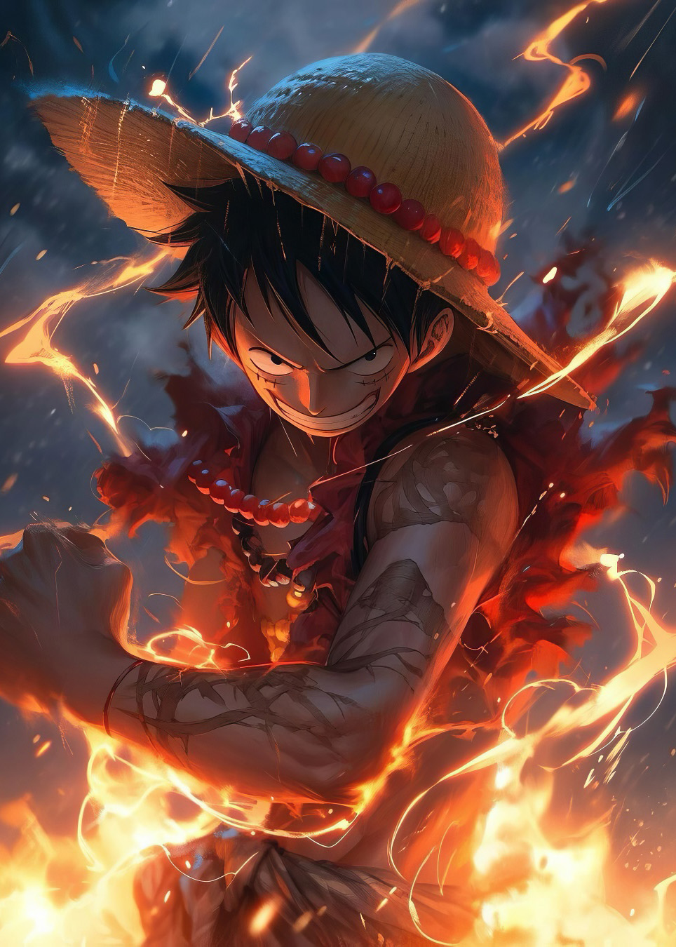 Premiový obraz na zeď Monkey D. Luffy