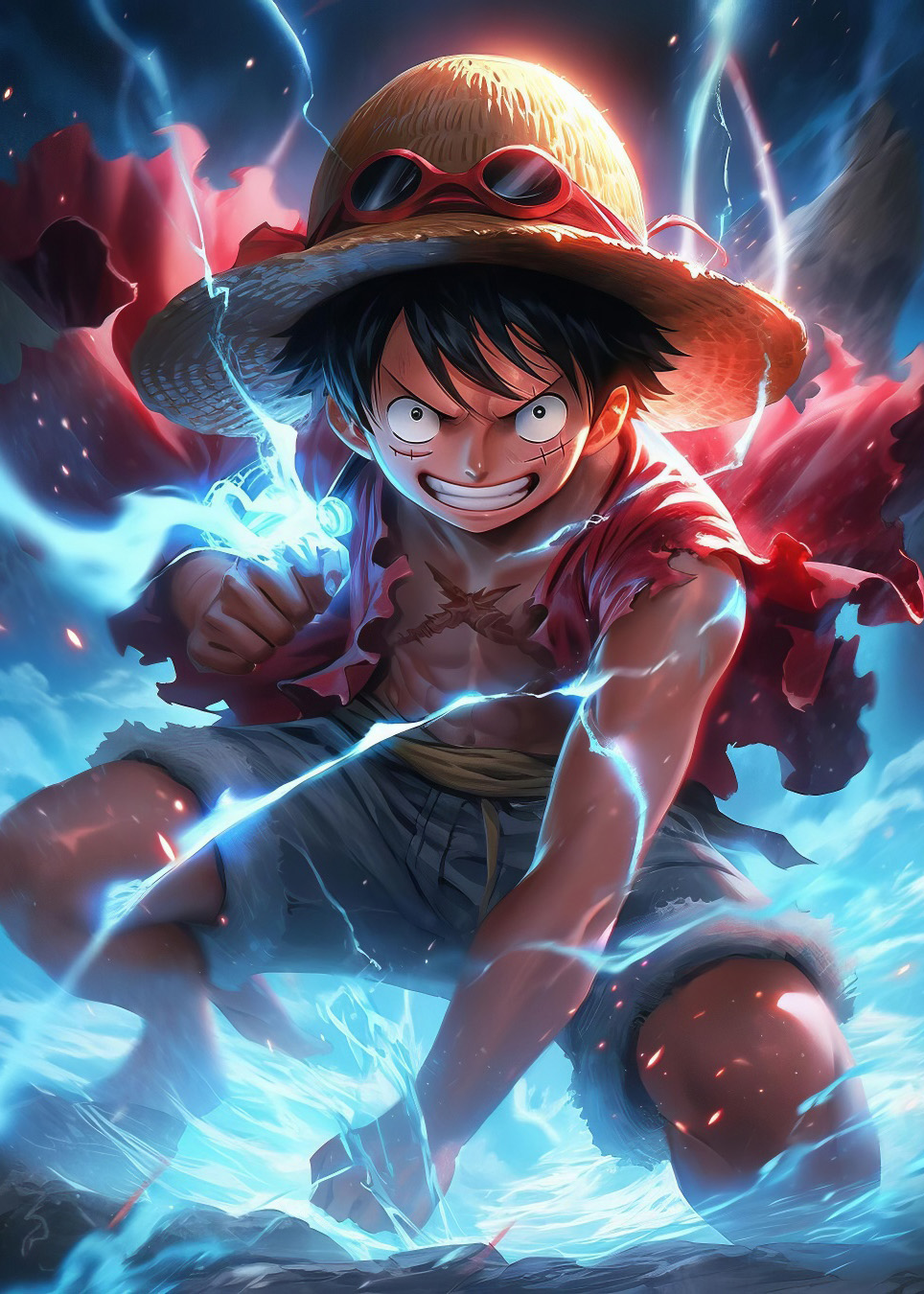 Umělecký obraz pro náročné - Monkey D. Luffy