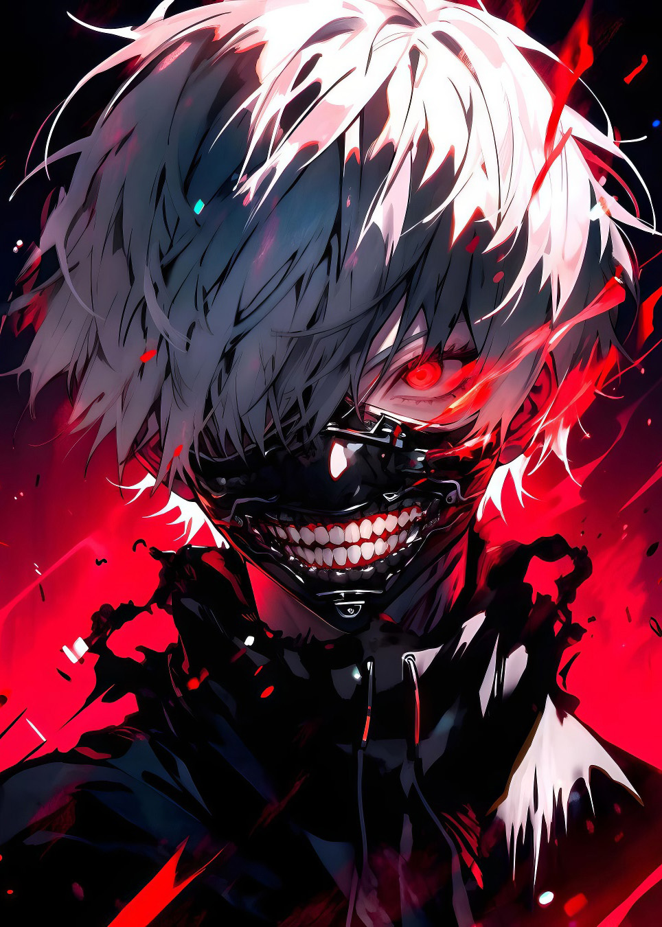 Ken Kaneki - Obraz na kovu