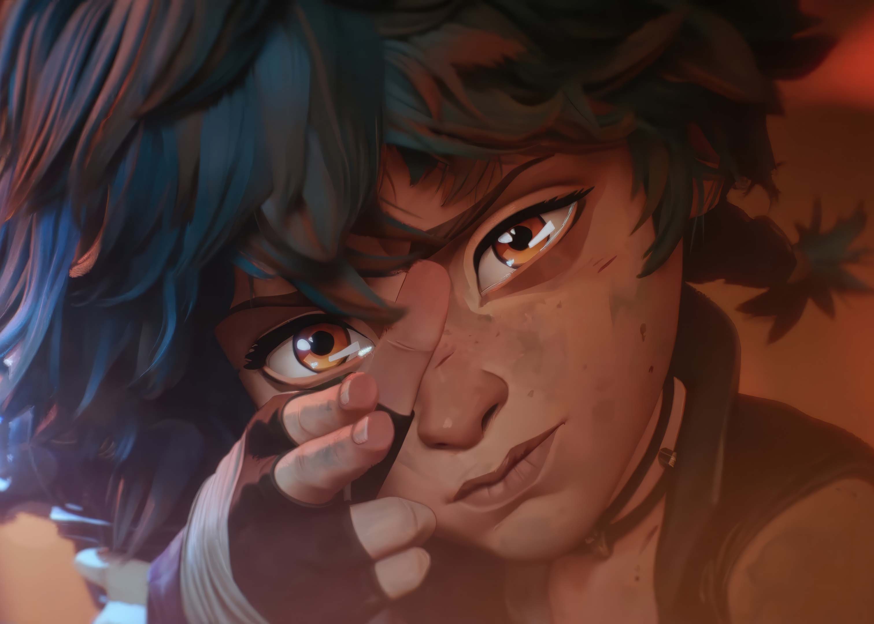 Ultra lesklý obraz na zeď do bytu Isha