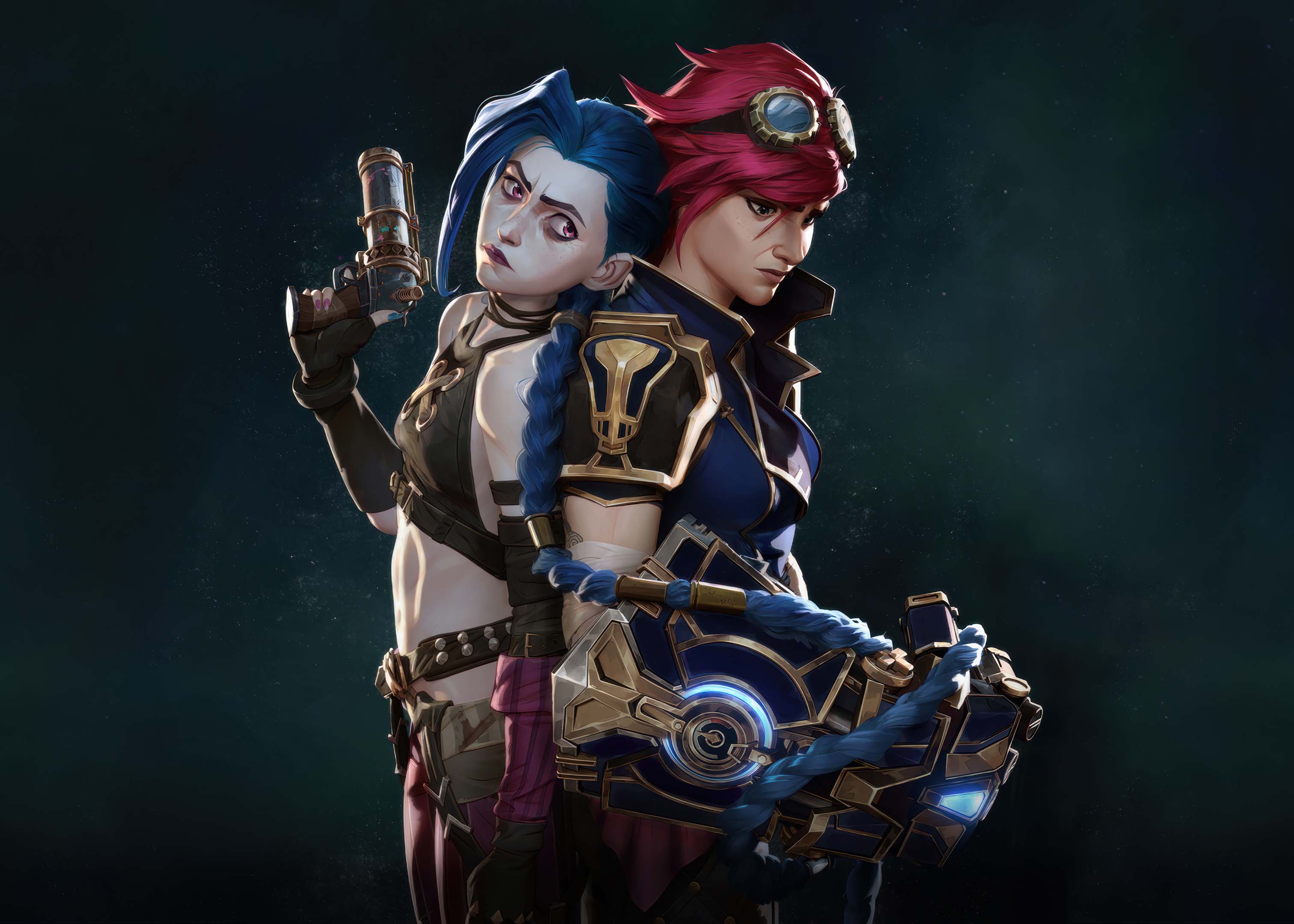 Premiový obraz s designem - Jinx a Vi