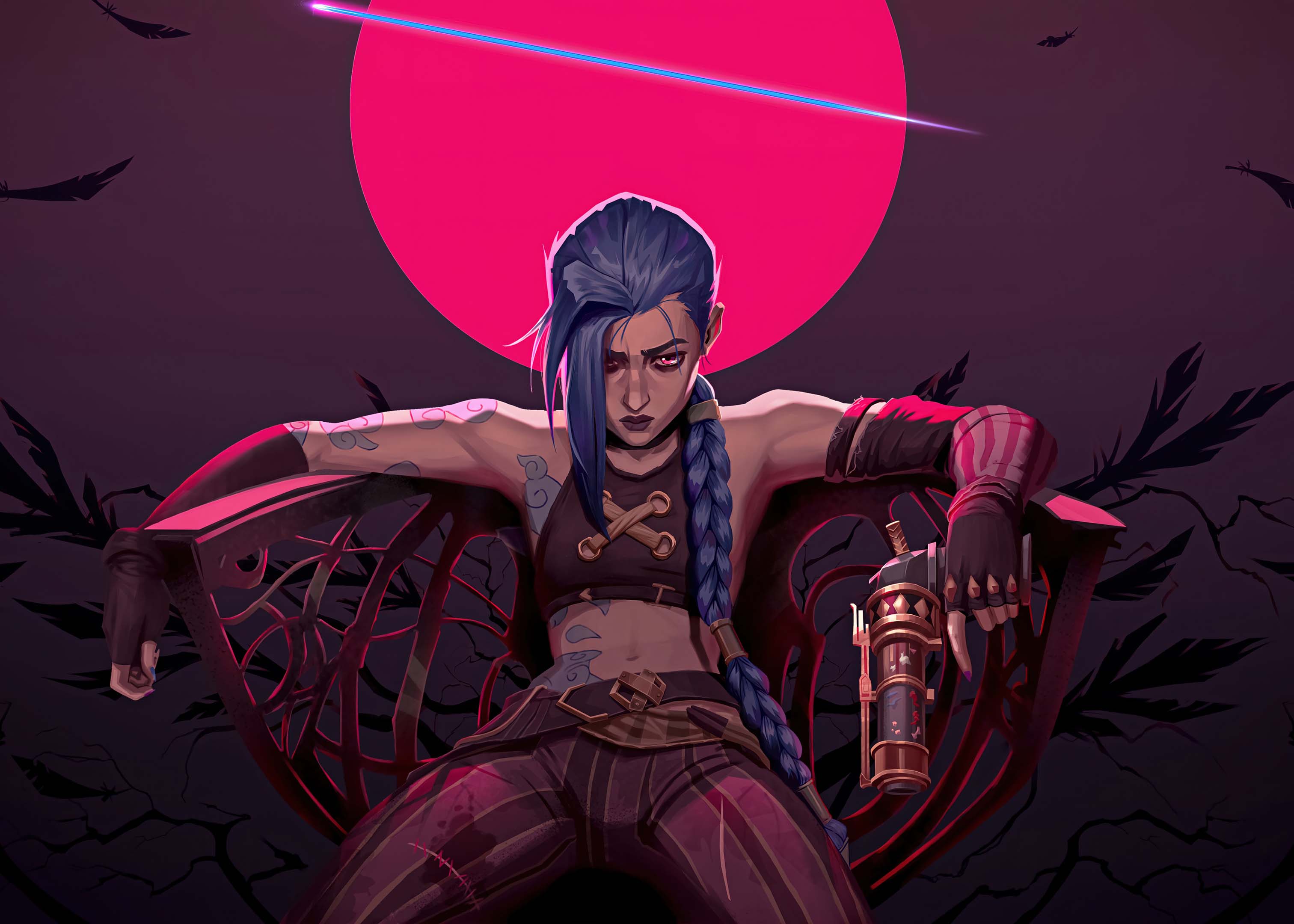 Metalický obraz se jménem - Jinx