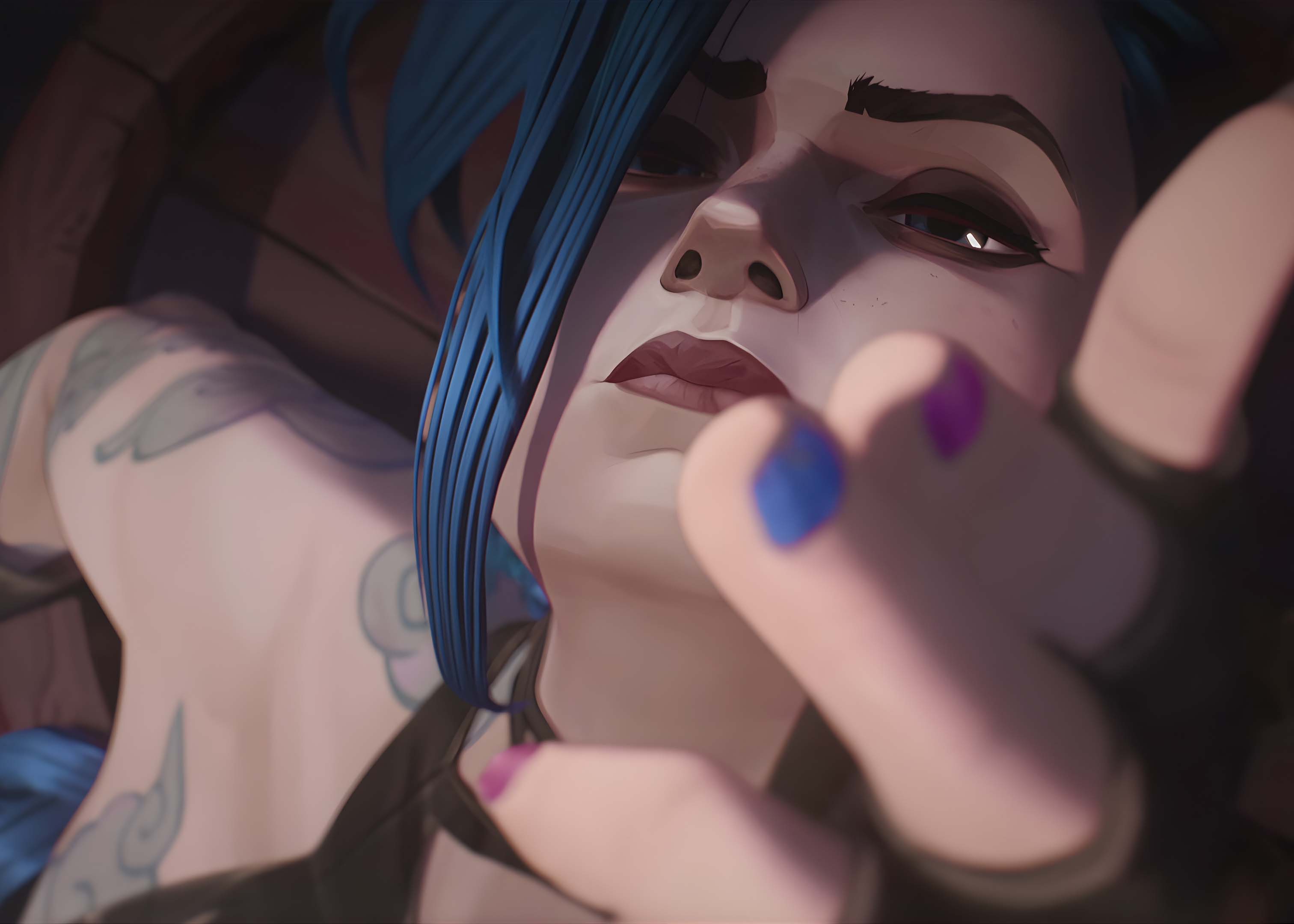 Jinx - Obraz na kovu