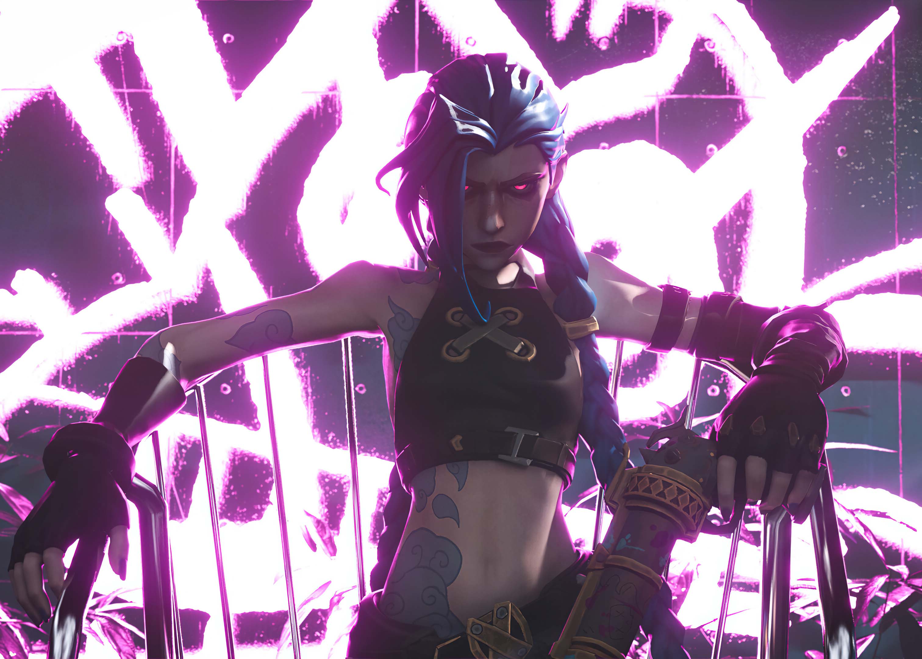 Lesklý obraz z kovu - Jinx