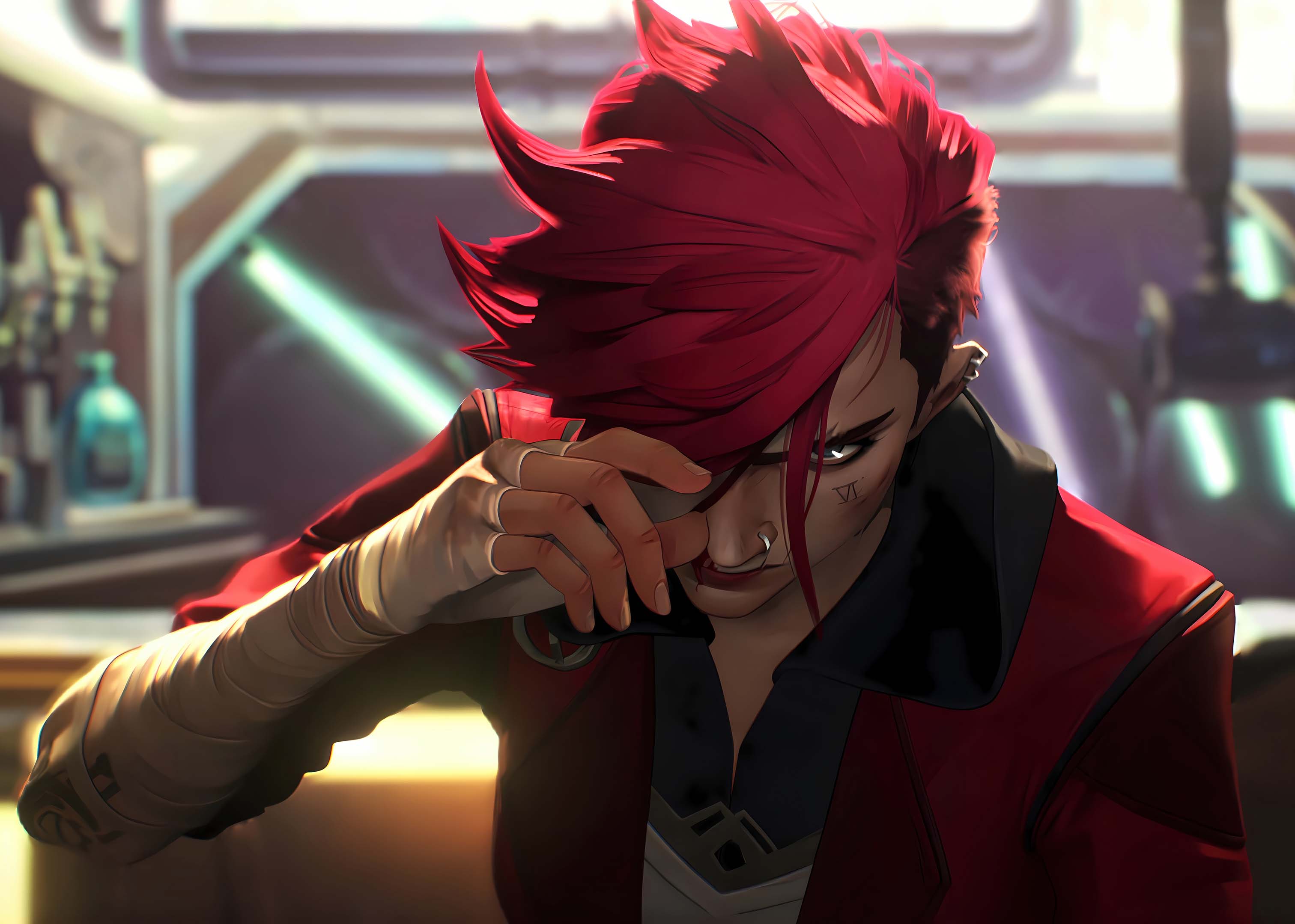 Moderní kovový obraz - Vi