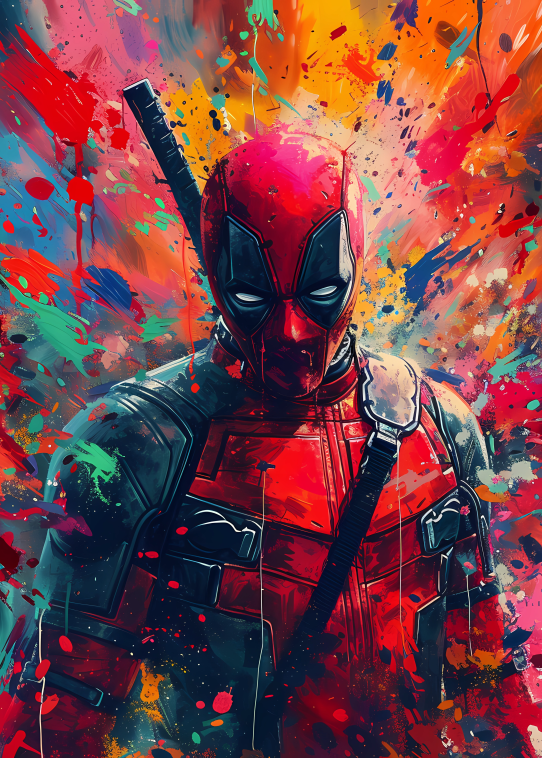 Kovový obraz na zeď - Deadpool z kategorie {{kategorie}}