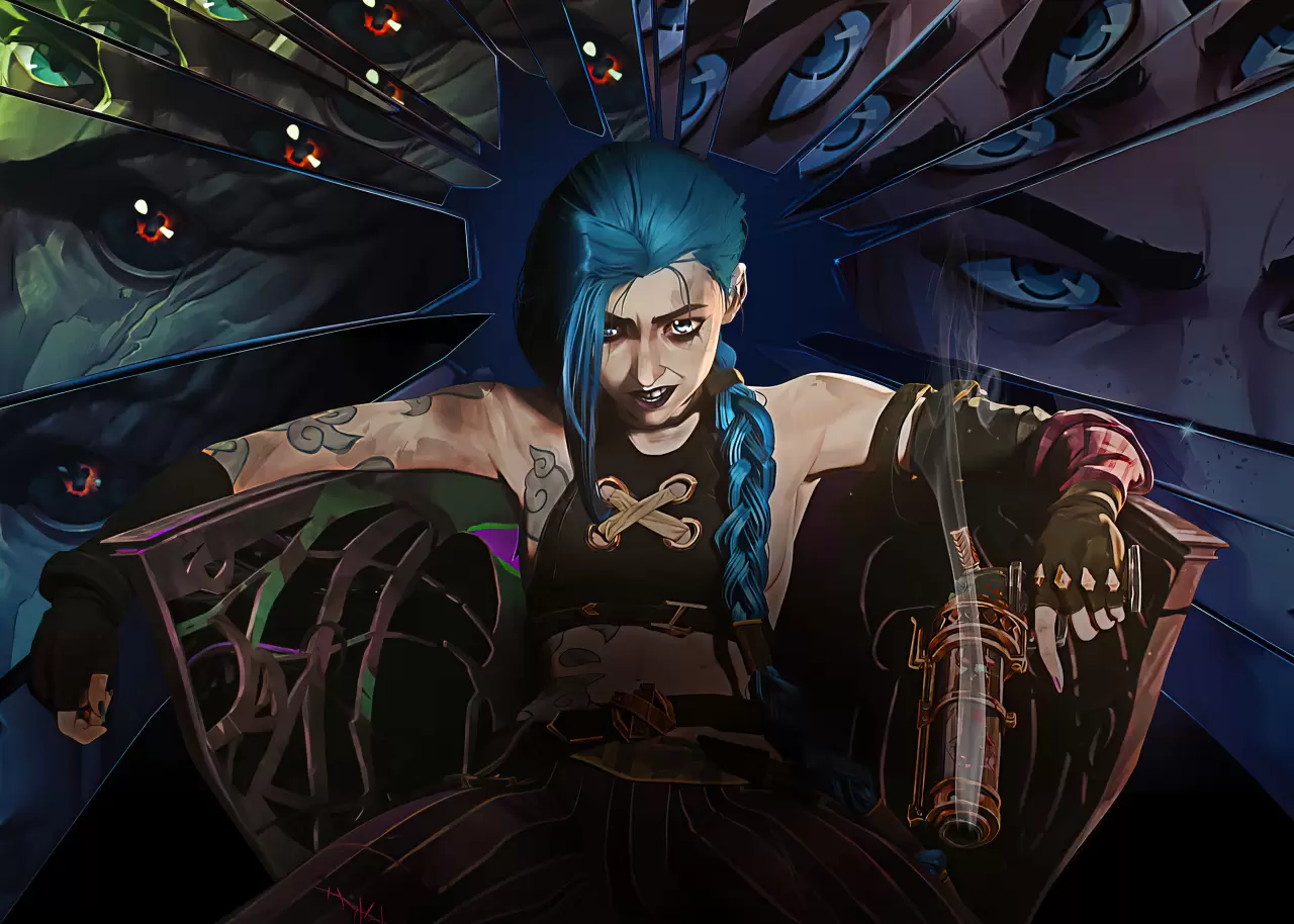 Umělecký obraz pro náročné - JInx na trůnu