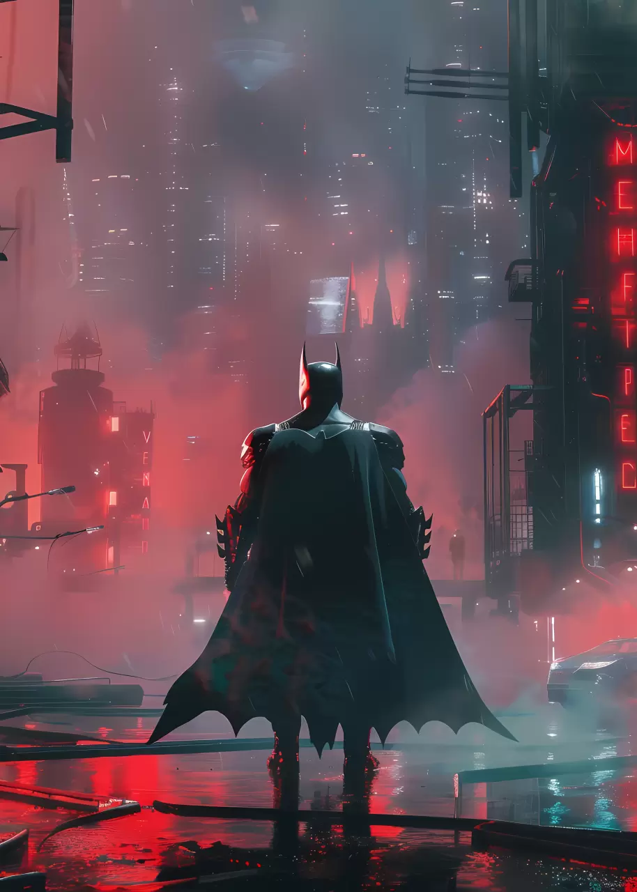 Hliníkový obraz na zdi - Batman