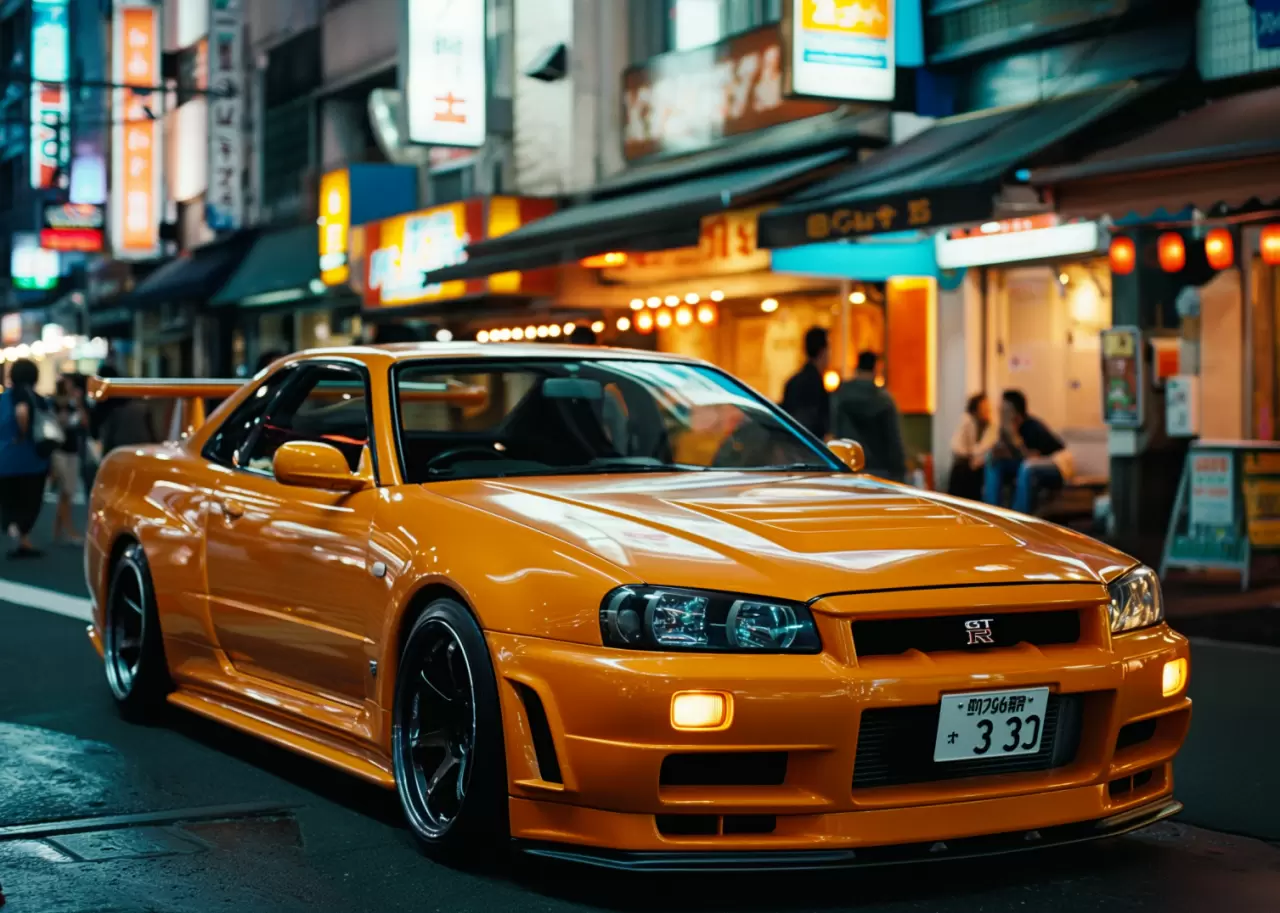 Premiový obraz s designem - Nissan GT-R