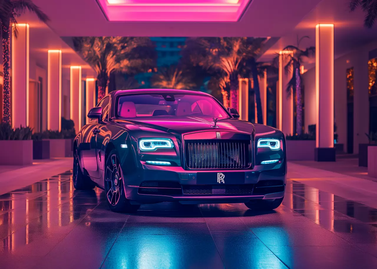 Metalický obraz se jménem - Rolls royce