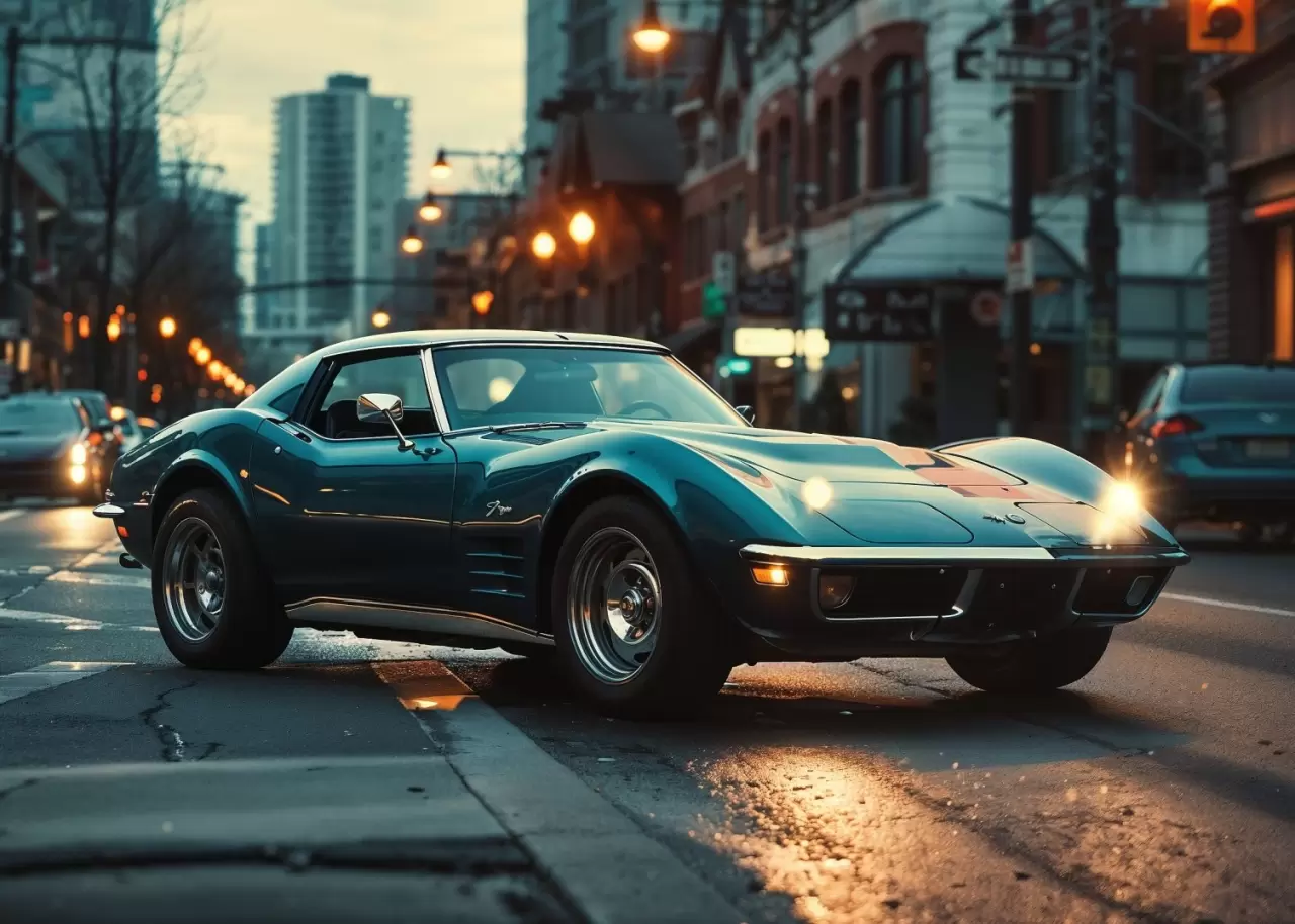 Corvette C3 - Obraz na kovu